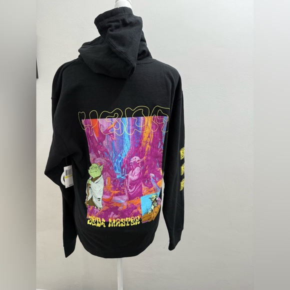 Neff x Star Wars Empire Strikes Back Mens Yoda Jedi Master Hoodie NWT M - Picture 3 of 8
